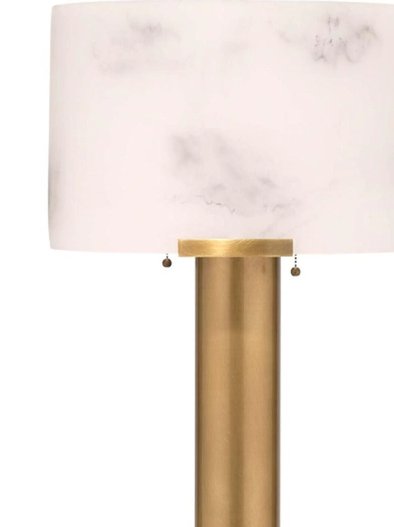Antique Brass White 62" Elancourt Floor Lamp 3 Antique Brass White 62" Elancourt Floor Lamp - Image 3