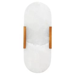 Antique Brass White Alabaster Delphi Wall Sconce