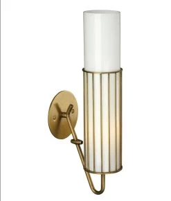 Antique Brass White Glass Torino Wall Sconce -Jamie Young Store loomlan antique brass white glass torino wall sconce jamie young wall sconces 4 33037949305045
