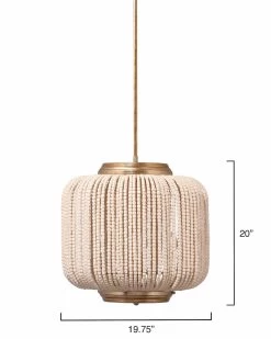 Antique White Wood Beads Beaded Chandelier 13 Antique White Wood Beads Beaded Chandelier -Jamie Young Store loomlan antique white wood beads beaded chandelier jamie young chandeliers 7 33037970309333