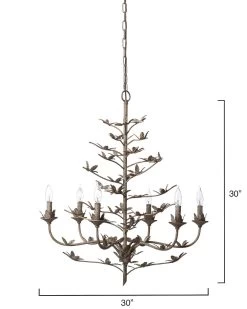 Blooming Candle Style Antiqued Crystal Chandelier 9 Blooming Candle Style Antiqued Crystal Chandelier -Jamie Young Store loomlan blooming candle style antiqued crystal chandelier jamie young chandeliers 5 33037957136597