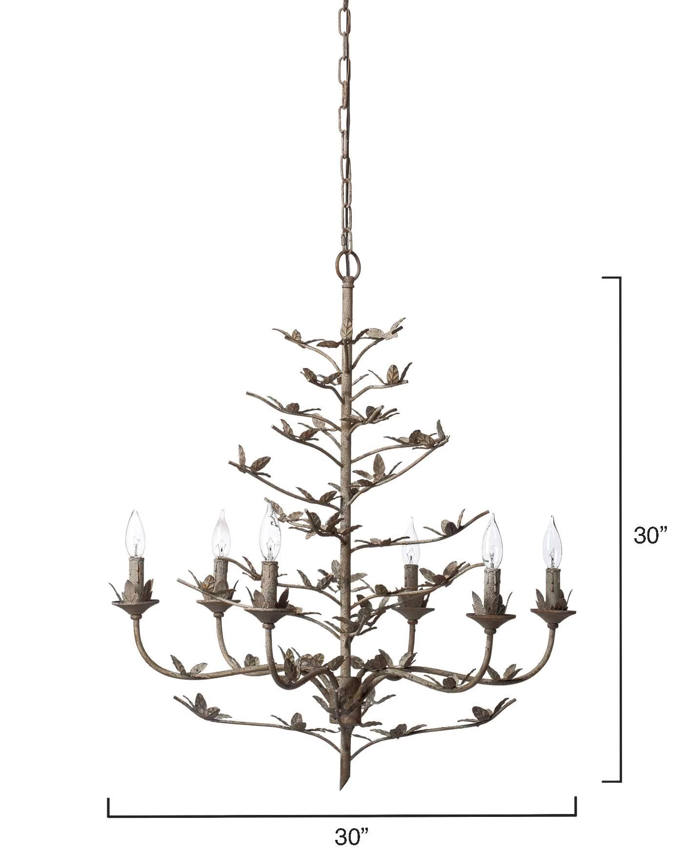 Blooming Candle Style Antiqued Crystal Chandelier 5 Blooming Candle Style Antiqued Crystal Chandelier - Image 5