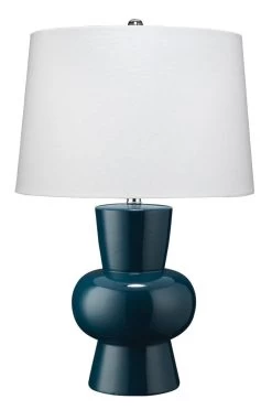 Blue Ceramic Clementine Table Lamp