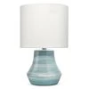 Blue Ceramic Cottage Table Lamp