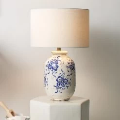 Blue Ceramic Ruth Table Lamp -Jamie Young Store loomlan blue ceramic ruth table lamp jamie young table lamps 3 33038333346005