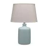 Blue Glass Light Blue Milk Jug Table Lamp