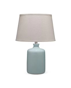 Blue Glass Light Blue Milk Jug Table Lamp
