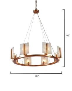 Brass Alabaster Halo Chandelier -Jamie Young Store loomlan brass alabaster halo chandelier jamie young chandeliers 3 33037971226837
