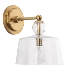 Brass & Clear Glass Hudson Wall Sconce 9 Brass & Clear Glass Hudson Wall Sconce -Jamie Young Store loomlan brass and clear glass hudson wall sconce jamie young wall sconces 3 33038273511637