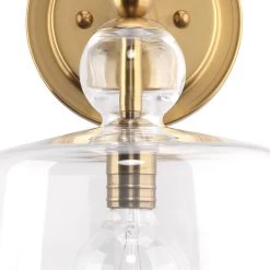 Brass & Clear Glass Hudson Wall Sconce 11 Brass & Clear Glass Hudson Wall Sconce -Jamie Young Store loomlan brass and clear glass hudson wall sconce jamie young wall sconces 5 33038273904853