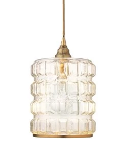 Brass & Clear Textured Glass Madison Pendant -Jamie Young Store loomlan brass and clear textured glass madison pendant jamie young pendants 3 33037979222229