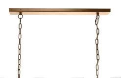 Brass & Glass Dining Room Linear 6 Light Chandelier -Jamie Young Store loomlan brass and glass dining room linear 6 light chandelier jamie young chandeliers 4 33037980041429