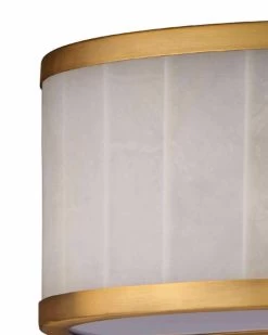 Brass & White Alabaster Large Upsala Flush Mount Ceiling Light -Jamie Young Store loomlan brass and white alabaster large upsala flush mount ceiling light jamie young flush mounts 3 33038007501013