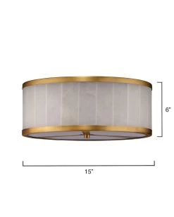 Brass & White Alabaster Large Upsala Flush Mount Ceiling Light -Jamie Young Store loomlan brass and white alabaster large upsala flush mount ceiling light jamie young flush mounts 5 33038009827541