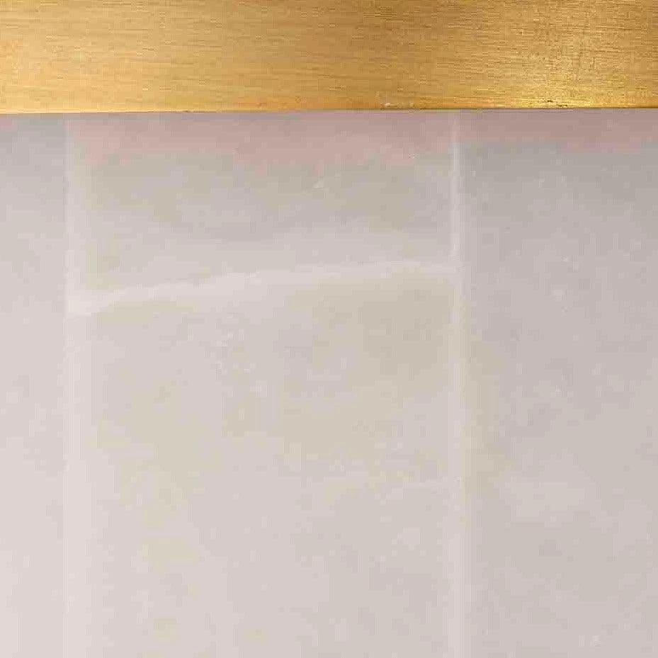 Brass & White Alabaster Small Upsala Flush Mount Ceiling Light 5 Brass & White Alabaster Small Upsala Flush Mount Ceiling Light - Image 5