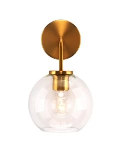 Brass Clear Glass Reece Wall Sconce 8 Brass Clear Glass Reece Wall Sconce -Jamie Young Store loomlan brass clear glass reece wall sconce jamie young wall sconces 3 33038276657365