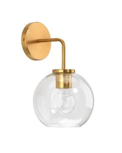 Brass Clear Glass Reece Wall Sconce 9 Brass Clear Glass Reece Wall Sconce -Jamie Young Store loomlan brass clear glass reece wall sconce jamie young wall sconces 4 33038276985045