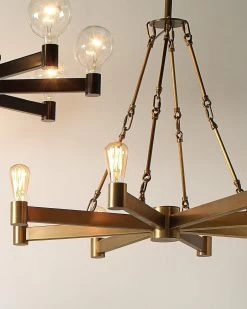 Brass Mid-Century Modern Manchester 8 Light Chandelier -Jamie Young Store loomlan brass mid century modern manchester 8 light chandelier jamie young chandeliers 3 33037982957781