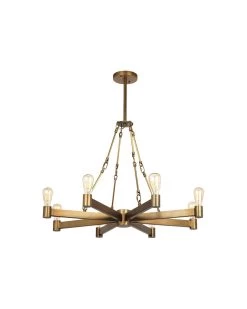 Brass Mid-Century Modern Manchester 8 Light Chandelier -Jamie Young Store loomlan brass mid century modern manchester 8 light chandelier jamie young chandeliers 8 33037985710293