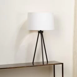 Bronze Iron Tri-pod Table Lamp -Jamie Young Store loomlan bronze iron tri pod table lamp jamie young table lamps 3 33038312538325