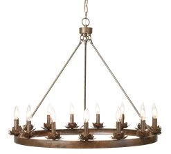 Brown Aluminum Ring Chandelier -Jamie Young Store loomlan brown aluminum ring chandelier jamie young chandeliers 3 33038258405589