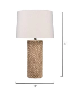 Brown Ceramic Albi Table Lamp -Jamie Young Store loomlan brown ceramic albi table lamp jamie young table lamps 3 33038312472789