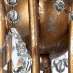 Candle Style Crystal Beads And Iron Scarlett Chandelier -Jamie Young Store loomlan candle style crystal beads and iron scarlett chandelier jamie young chandeliers 7 33038001373397