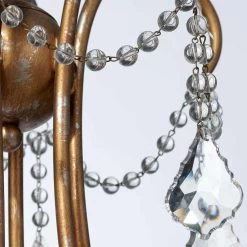 Candle Style Crystal Beads And Iron Scarlett Chandelier -Jamie Young Store loomlan candle style crystal beads and iron scarlett chandelier jamie young chandeliers 8 33038001471701