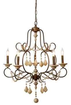 Candle Style Tiered Wood Beads Yellowstone Chandelier -Jamie Young Store loomlan candle style tiered wood beads yellowstone chandelier jamie young chandeliers 3 33038017167573