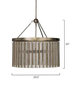 Champagne Iron And Glass Andromeda Chandelier -Jamie Young Store loomlan champagne iron and glass andromeda chandelier jamie young chandeliers 5 33037955399893