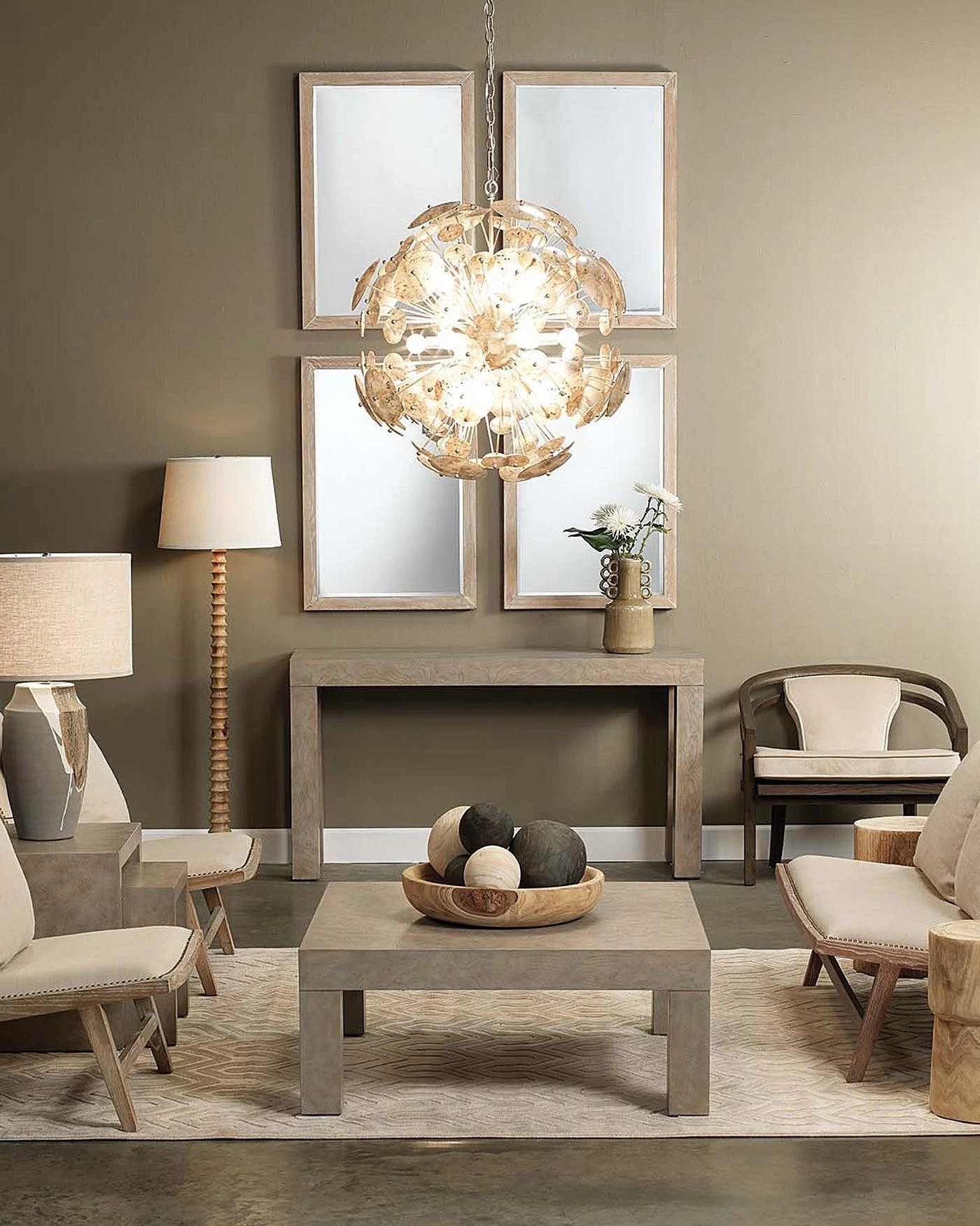 Champagne Iron And Glass Constellation Round Chandelier 2 Champagne Iron And Glass Constellation Round Chandelier - Image 2