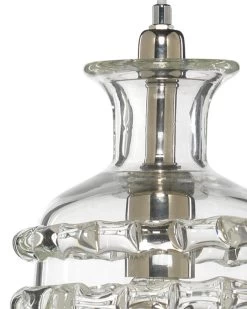 Clear Textured Glass Ribbon Pendant -Jamie Young Store loomlan clear textured glass ribbon pendant jamie young pendants 4 33038000292053