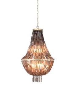 Coastal Style Black Iron Sea Shell Capsize Chandelier -Jamie Young Store loomlan coastal style black iron sea shell capsize chandelier jamie young chandeliers 3 33037959397589