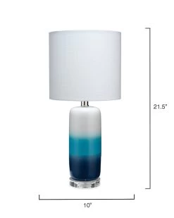 Coastal Style Blue Ceramic Haze Table Lamp 6 Coastal Style Blue Ceramic Haze Table Lamp -Jamie Young Store loomlan coastal style blue ceramic haze table lamp jamie young table lamps 3 33038305788117