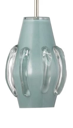 Coastal Style Blue Glass Talon Pendant -Jamie Young Store loomlan coastal style blue glass talon pendant jamie young pendants 3