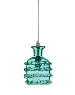 Coastal Style Blue Textured Glass Ribbon Pendant -Jamie Young Store loomlan coastal style blue textured glass ribbon pendant jamie young pendants 3 33038000259285