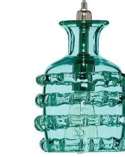 Coastal Style Blue Textured Glass Ribbon Pendant -Jamie Young Store loomlan coastal style blue textured glass ribbon pendant jamie young pendants 4 33038000455893