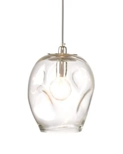Coastal Style Clear Glass Dimpled Glass Pendant -Jamie Young Store loomlan coastal style clear glass dimpled glass pendant jamie young pendants 3 33037968572629