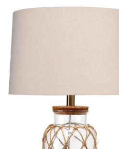 Coastal Style Clear Glass Rope Hugo Table Lamp -Jamie Young Store loomlan coastal style clear glass rope hugo table lamp jamie young table lamps 3 33038320107733