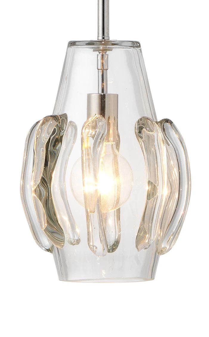 Coastal Style Clear Glass Talon Pendant 3 Coastal Style Clear Glass Talon Pendant - Image 3