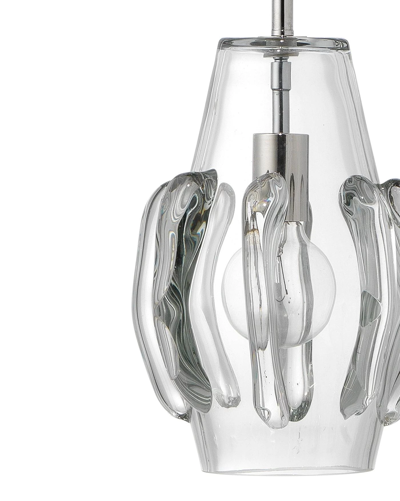 Coastal Style Clear Glass Talon Pendant 9 Coastal Style Clear Glass Talon Pendant - Image 9