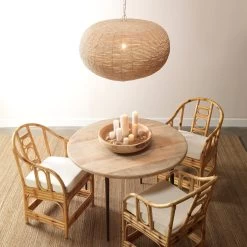 Coastal Style Cream Mango Wood Iron Whirlpool Pendant -Jamie Young Store loomlan coastal style cream mango wood iron whirlpool pendant jamie young pendants 3