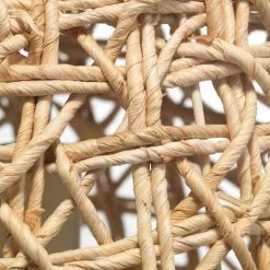 Coastal Style Natural Corn Straw Rope Netted Pendant -Jamie Young Store loomlan coastal style natural corn straw rope netted pendant jamie young pendants 5 33037989282005