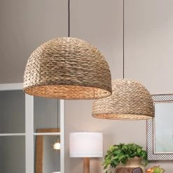 Coastal Style Natural Seagrass Shoreline Pendant -Jamie Young Store loomlan coastal style natural seagrass shoreline pendant jamie young pendants 6