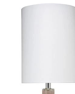 Coastal Style Pink Glass Studio Table Lamp -Jamie Young Store loomlan coastal style pink glass studio table lamp jamie young table lamps 3 33038234517717