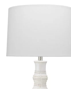 Coastal Style White Ceramic Droplet Table Lamp 6 Coastal Style White Ceramic Droplet Table Lamp -Jamie Young Store loomlan coastal style white ceramic droplet table lamp jamie young table lamps 3 33038300709077