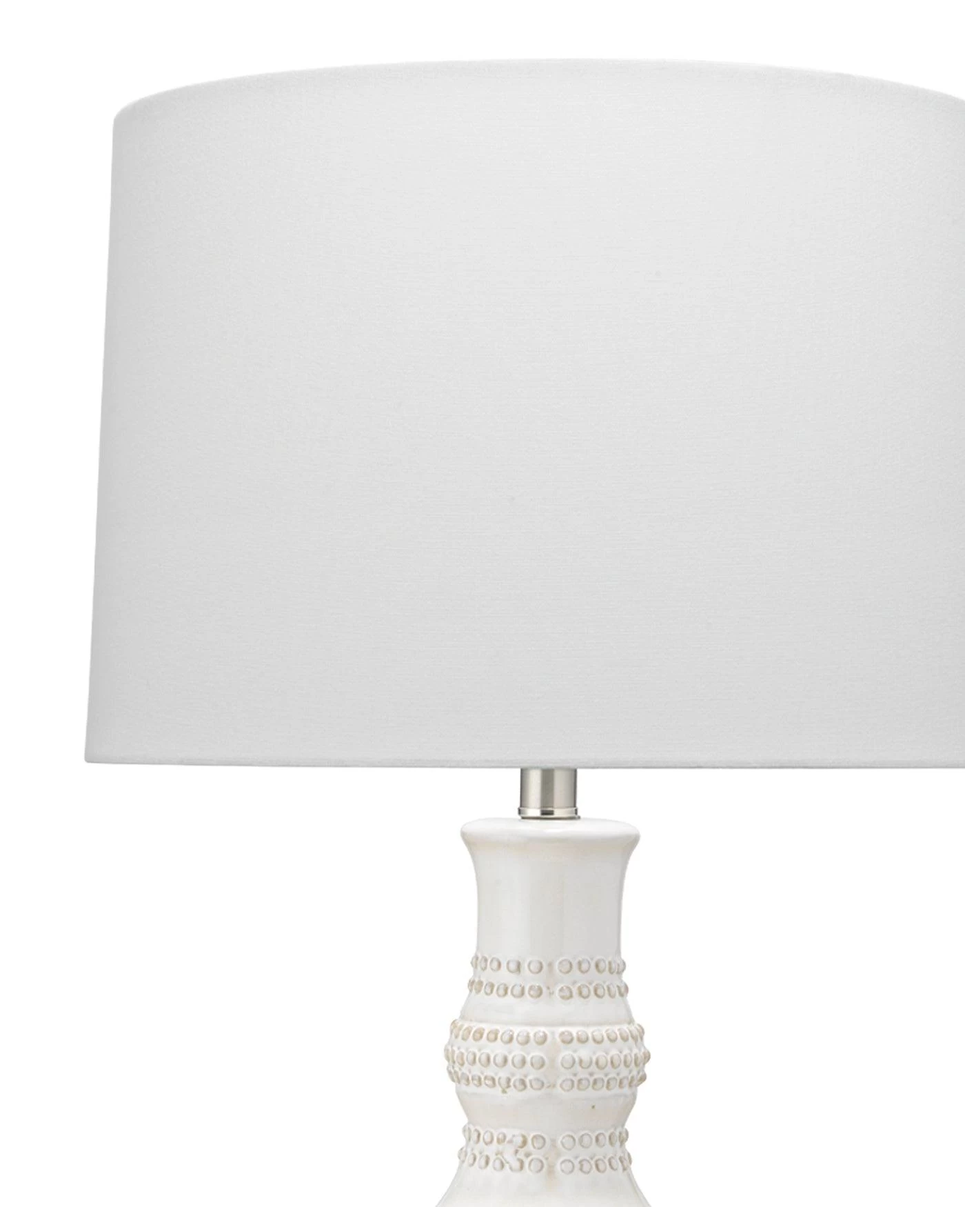 Coastal Style White Ceramic Droplet Table Lamp 3 Coastal Style White Ceramic Droplet Table Lamp - Image 3
