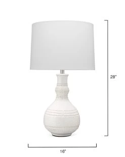 Coastal Style White Ceramic Droplet Table Lamp 7 Coastal Style White Ceramic Droplet Table Lamp -Jamie Young Store loomlan coastal style white ceramic droplet table lamp jamie young table lamps 4 33038301167829