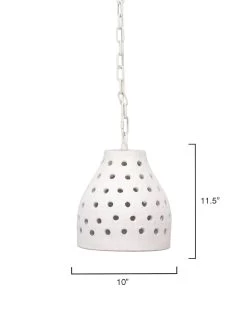 Coastal Style White Ceramic Porous Pendant Smal Island Light -Jamie Young Store loomlan coastal style white ceramic porous pendant smal island light jamie young pendants 5 33037998325973
