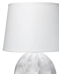 Coastal Style White Ceramic Urchin Table Lamp -Jamie Young Store loomlan coastal style white ceramic urchin table lamp jamie young table lamps 3